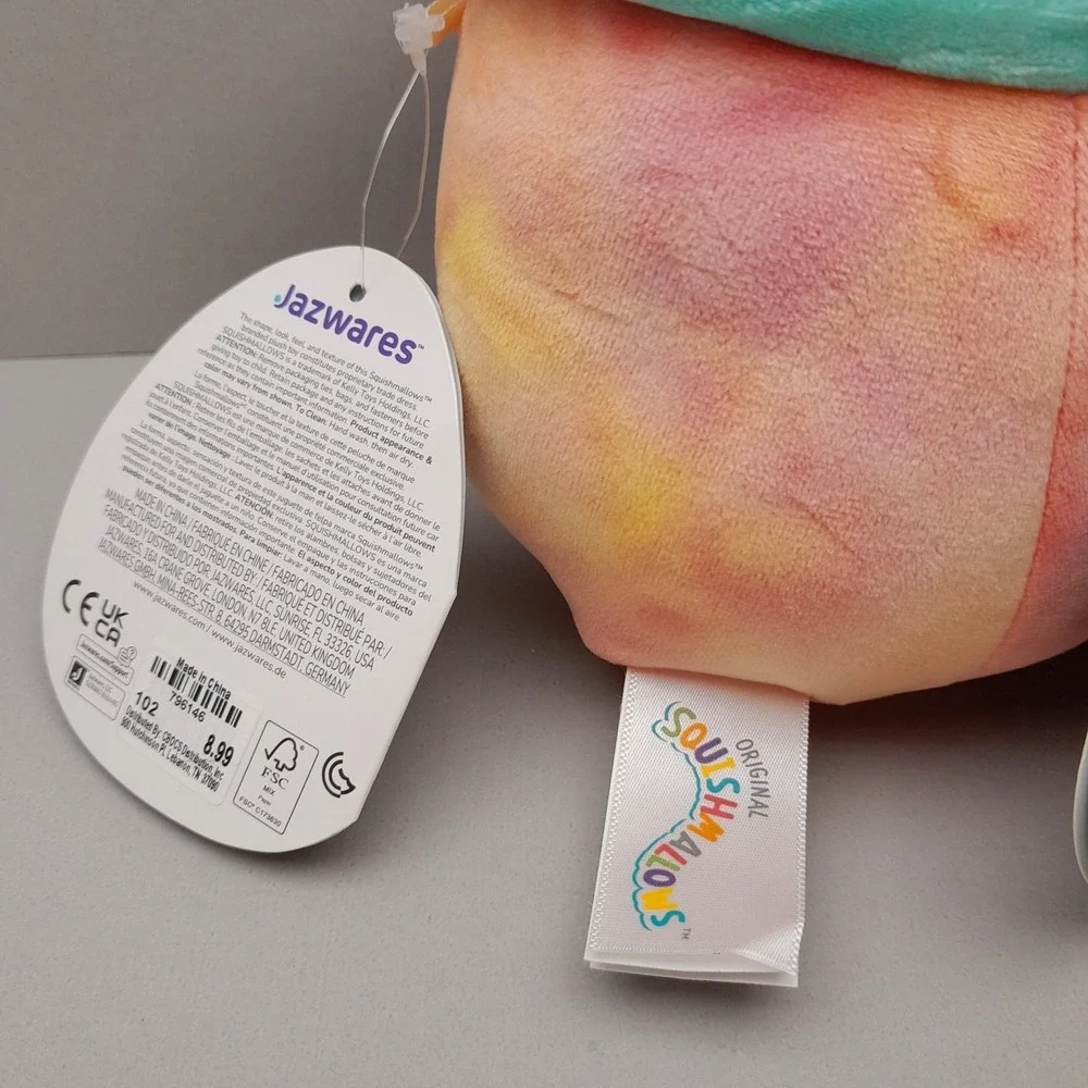 Squishmallows Fruit‎ Plush Lot 2 Scarlet Strawberry & Kaldette Grapefruit 5